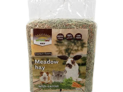 Nature Land Hay with Carrots, 650 g