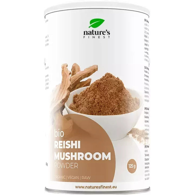 Nature's Finest Organic Reishi Mushroom Powder 125g