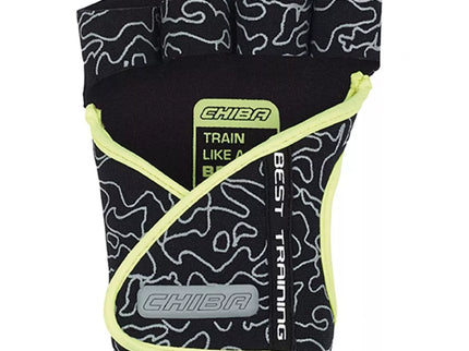 Chiba Lady Motivation Gloves 40936 (black/grey/neon) pirštinės