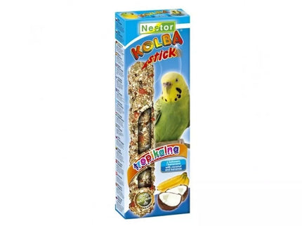 Skanėstai banguotosioms papūgoms su kokosais 2 vnt.