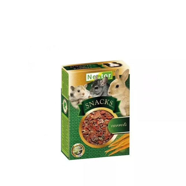 Nestor Dried Carrot Treats for Rodents, 40g