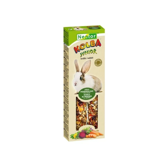 Young Rabbit Treats with Vegetables, Hay, Dandelions, and Herbs, 2 pcs.