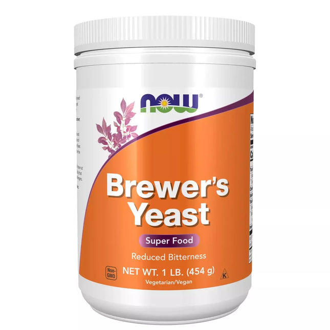 NOW Foods Brewer’s Yeast Powder 454 g. (alaus mielės)