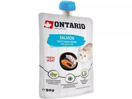 Ontario Wet Cat Food with Salmon, 90g (Twist-off)