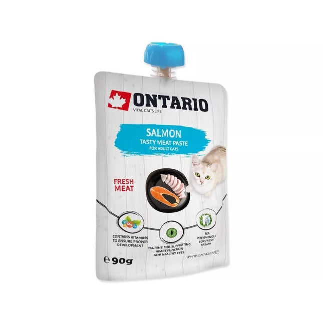 Ontario Wet Cat Food with Salmon, 90g (Twist-off)