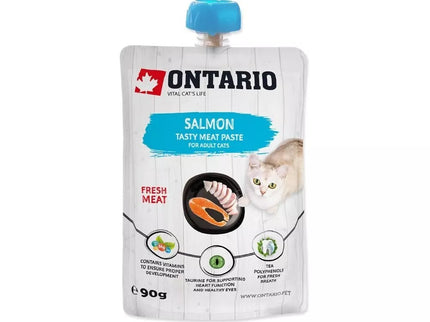 Ontario Wet Cat Food with Salmon, 90g (Twist-off)