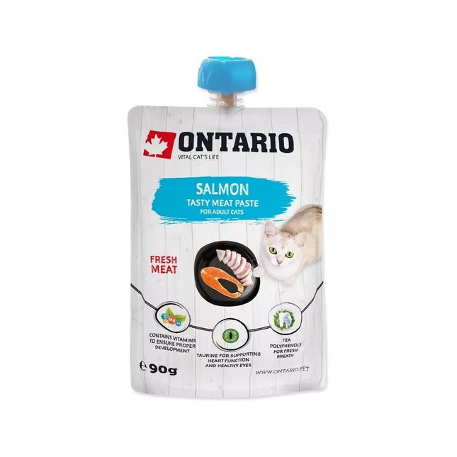 Ontario Wet Cat Food with Salmon, 90g (Twist-off)