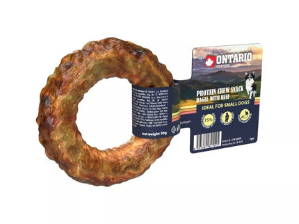 Ontario skanėstas šunims jautienos skonio riestainis, 8,9 cm