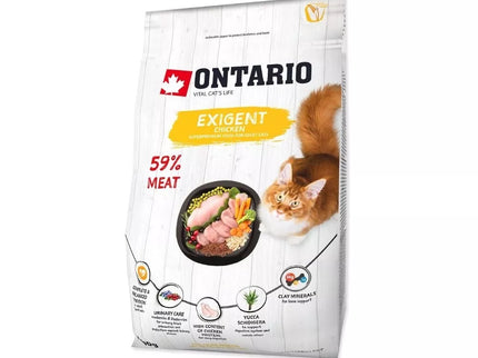 Ontario visavertis pašaras suaugusioms katėms Cat Exigent, 0,4 kg
