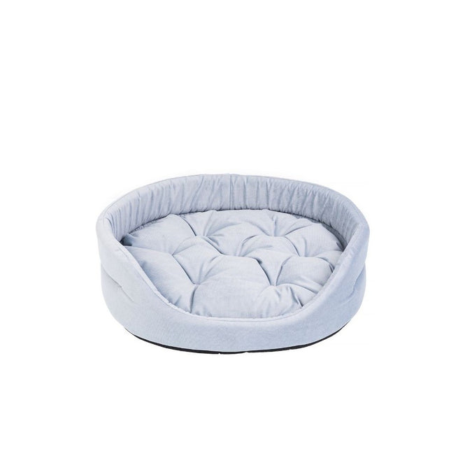 Oslo Pet Bed with Cushion, Blue