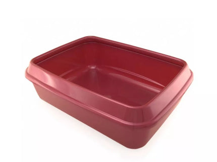 Oval Cat Litter Box with Frame 45x33.5x14 cm