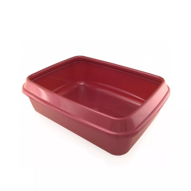 Oval Cat Litter Box with Frame 45x33.5x14 cm