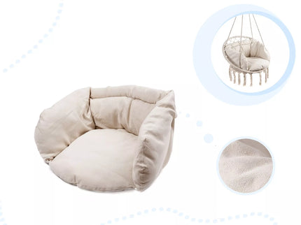 Pakabinamas hamakas + pagalvė (baltas)