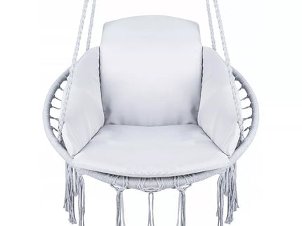 Pakabinamas hamakas + pagalvė (pilkas)