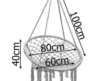 Pakabinamas hamakas su atlošu (Pilkas)