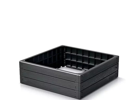 Raised Plastic Garden Bed, 75.6x75.6x25 cm