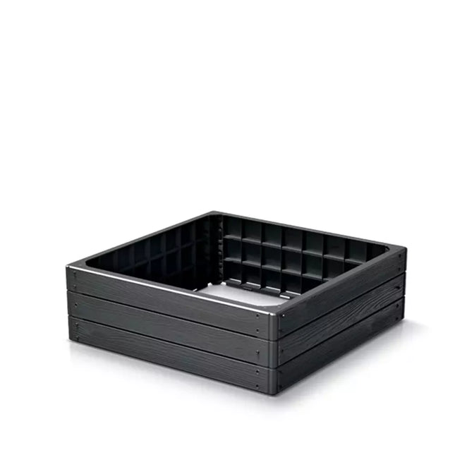 Raised Plastic Garden Bed, 75.6x75.6x25 cm