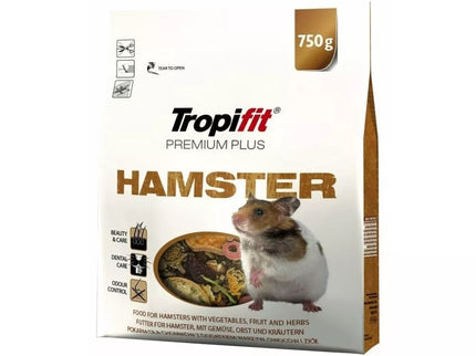 Maistas žiurkėnams Tropifit Premium Plus Hamster 750 g