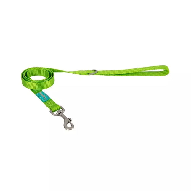 Leash Basic Nylon, lime green, 10 mm x 120 cm