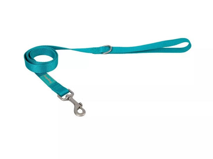 Basic Nylon Leash, turquoise, 15 mm x 120 cm