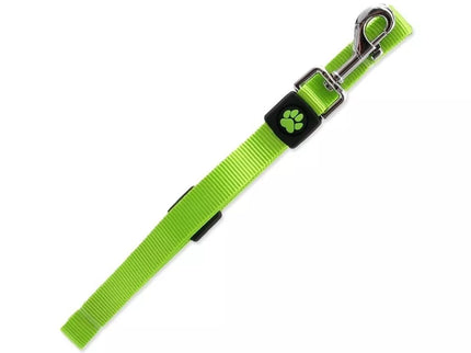 Active Dog Premium Leash for Dogs, Size M, 2x120 cm, Lime Color