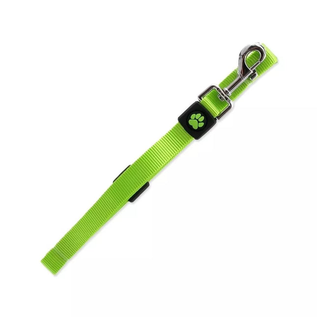 Active Dog Premium Leash for Dogs, Size M, 2x120 cm, Lime Color