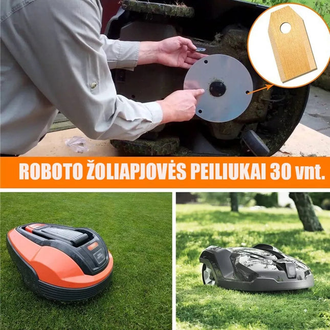 Peiliukų komplektas vejos robotams