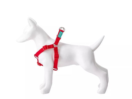 Basic Nylon A-Type Red Pet Harness, 20 mm x 51-70 cm