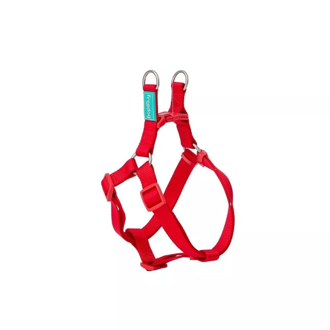 Basic Nylon A-Type Red Pet Harness, 20 mm x 51-70 cm