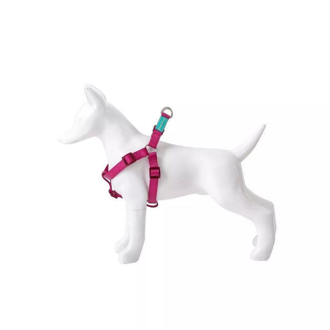 Basic Nylon A-Type Suspenders, Cherry, 20 mm x 51-70 cm