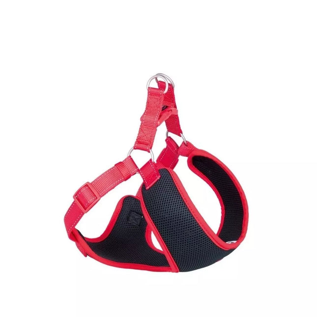 Black Mesh Reflect Harnesses 48-56 cm + 50 cm, Red
