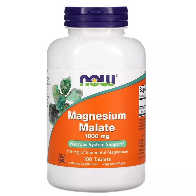 NOW Magnesium Malate 180 tablets