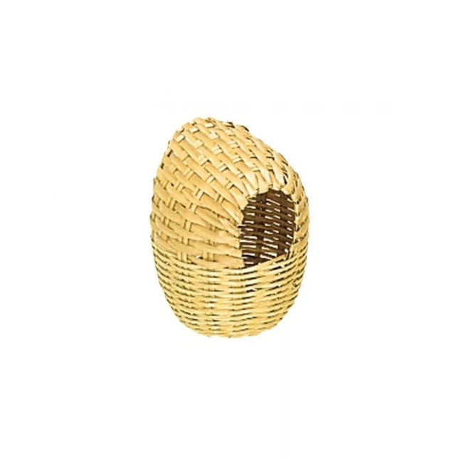 Woven Birdhouse for Ornamental Birds 11x16 cm