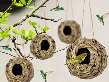 Woven Birdhouse for Birds