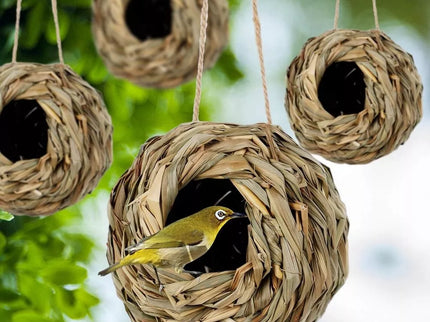 Woven Birdhouse for Birds