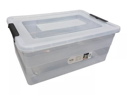 Plastic box with lid 40 L (59x39x25 cm)