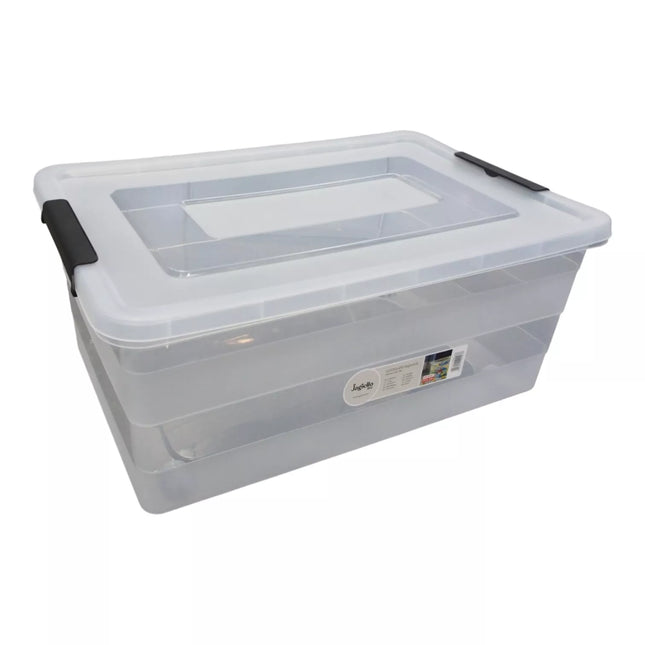 Plastic box with lid 40 L (59x39x25 cm)