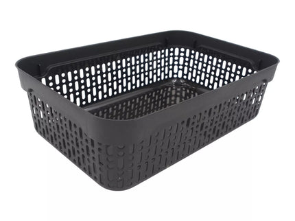 Plastic box with lid 40x30x13 cm BLACK