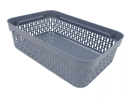 Plastic Box with Lid 40x30x13 cm GREY