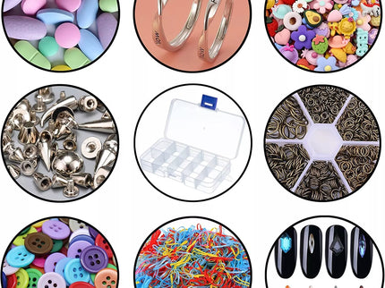 Plastic box, 10 compartments