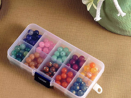 Plastic box, 10 compartments