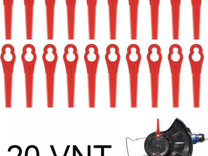 Plastic Lawnmower Blades 20 pcs.
