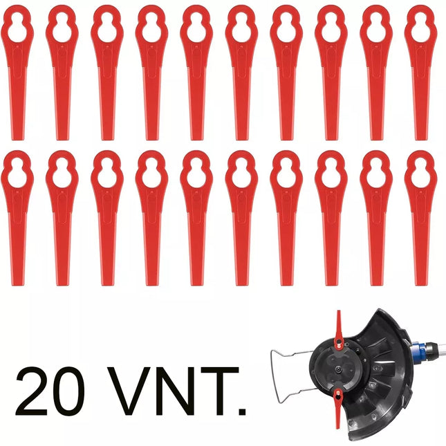 Plastic Lawnmower Blades 20 pcs.