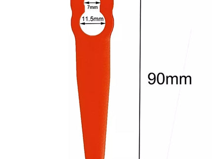 Plastikiniai vėjapjovės peiliukai 20vnt.