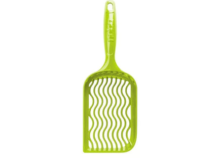 Plastikinis kačių kraiko semtuvėlis Noba Scoop, laimo spalvos