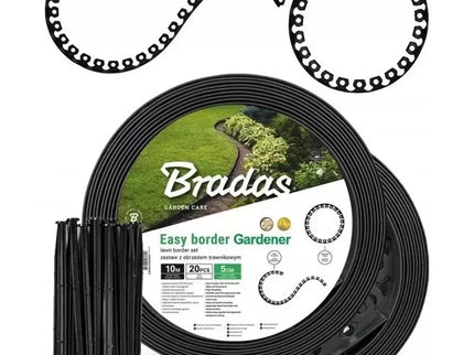 Plastic Lawn Edging - Border 10m + 20 Nails