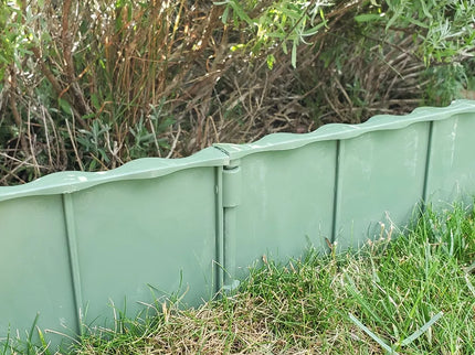 Plastic Lawn Edging 5 pcs. - Brown