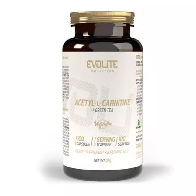 EvoLite Acetyl-L-Carnitine + Green Tea 100 caps.