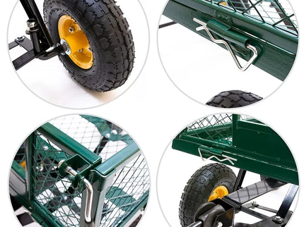 Praktiškas sodo vežimas