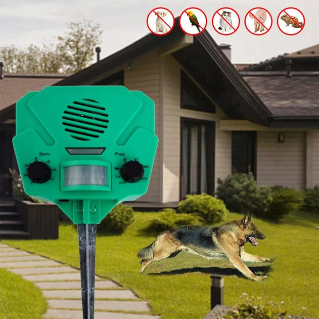 Ultrasonic Animal Repellent with Motion Sensor